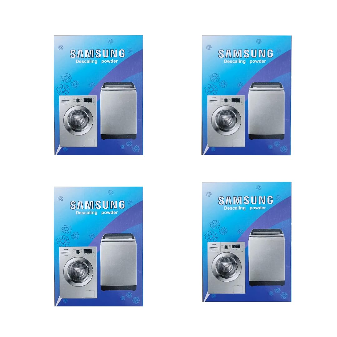 Descale Powder Compatible For Samsung Washing Machine Front Load and Top Load, Washing Machine Cleaning Powder, Descaling Powder For Washing Machine (Pack of 4 Descale Powder-100Gm(400gm)) (B0DHCBPKZ3) Amazon Price History, Amazon Price Tracker
