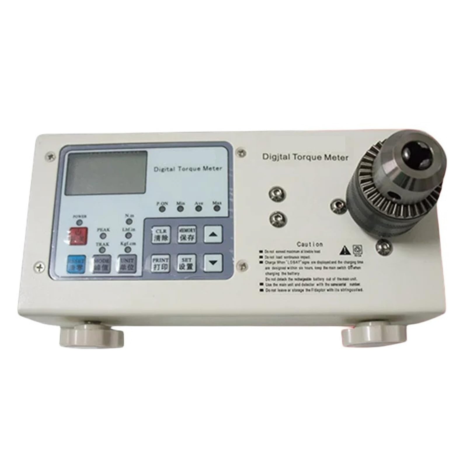 Jckjwl White Digital Torque Meter Motor Torgue Screw Driver Wrench Measure Tester Multiple Unit Switching(250)