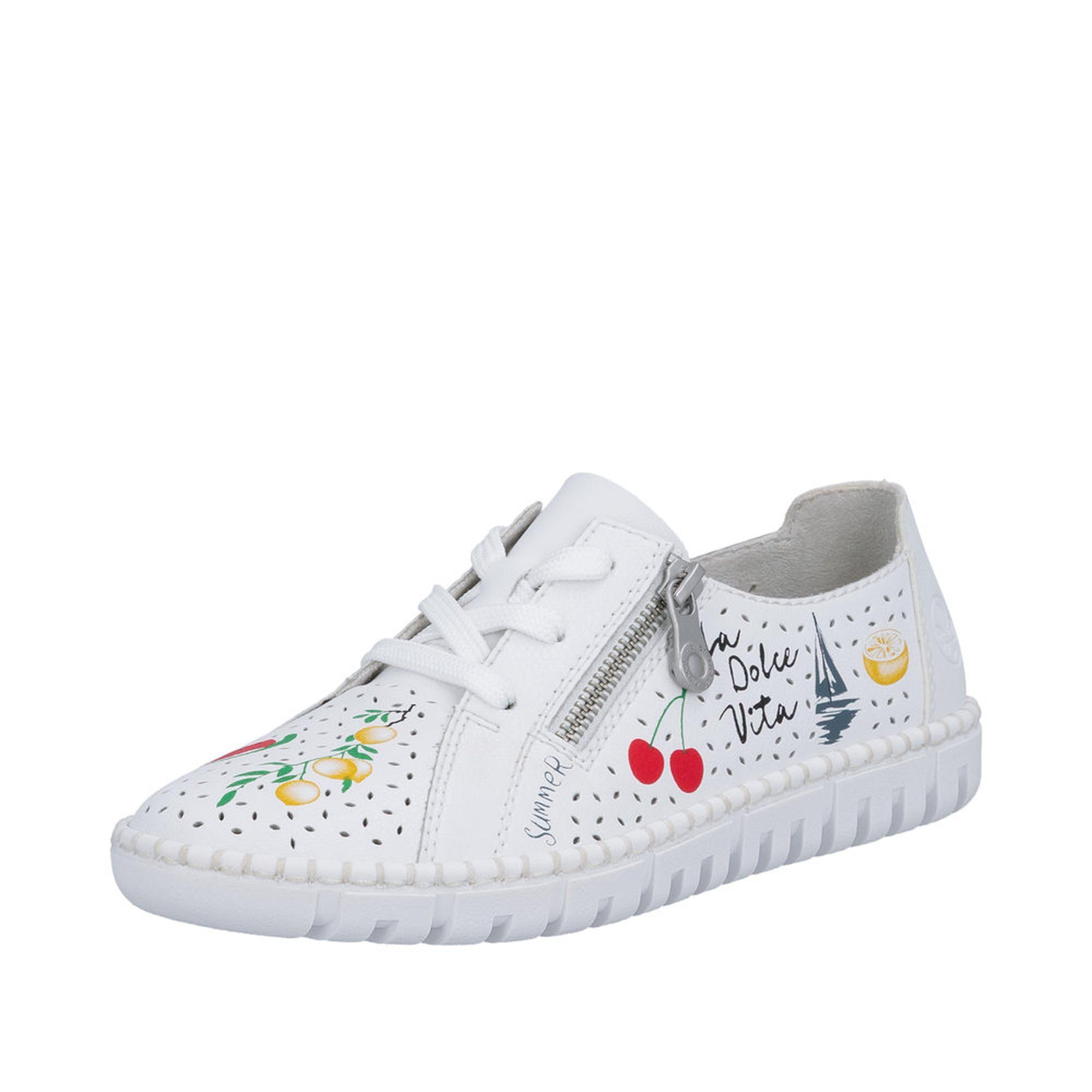 Rieker Women's M2310 Lace-Up Shoes, White, 41 EU