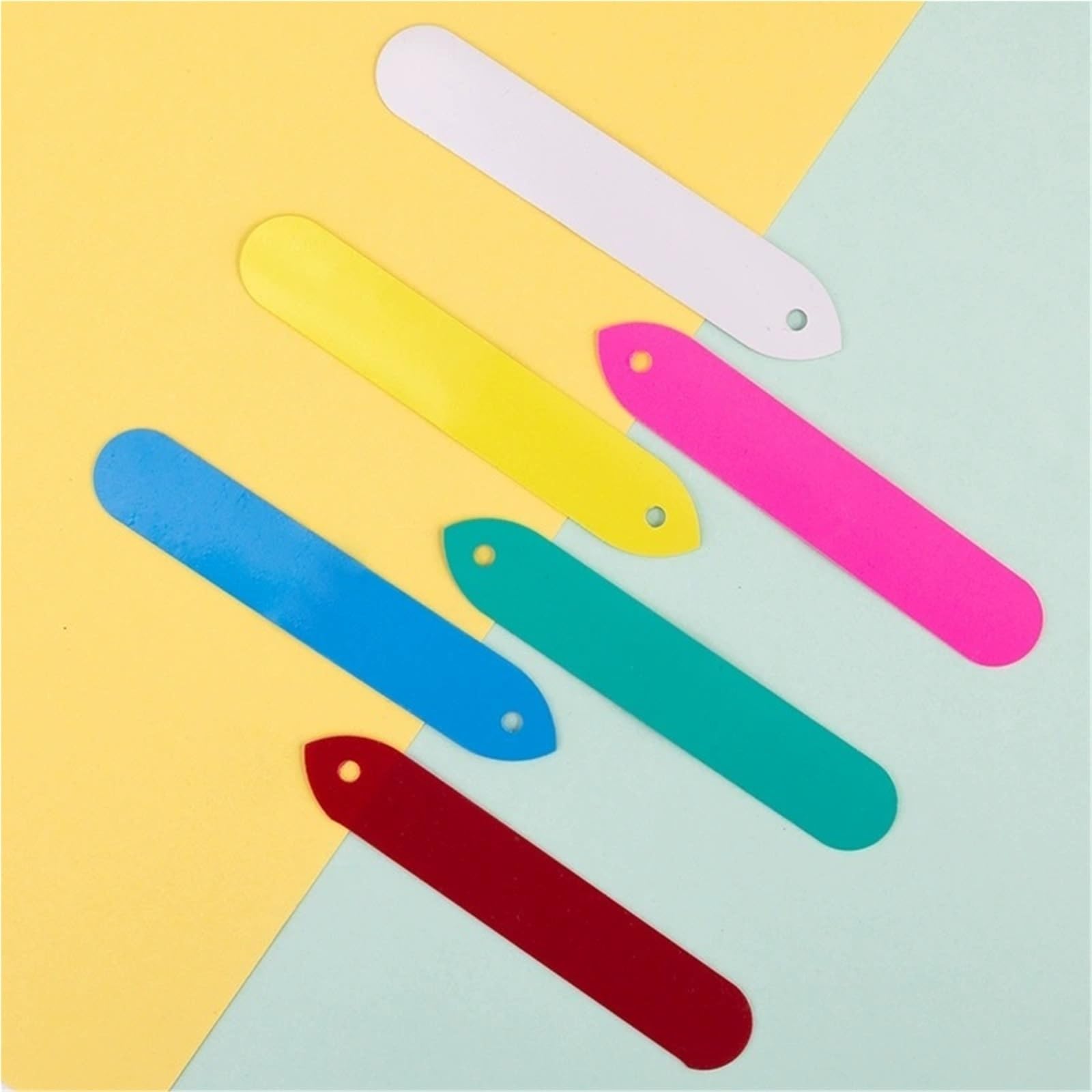 100-500 pezzi di marcatori for vasi piante, etichette in plastica, cartelli for alberi da giardinaggio, giardino Per Fiori, Piante In Vaso(Bule,500pcs)