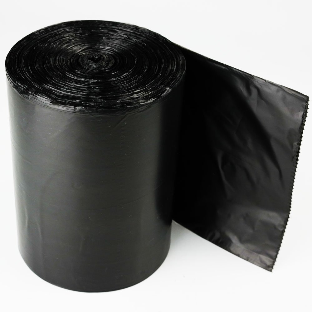 Bolsas de basura de 8 galones, tamaño mediano, 130 unidades, color negro