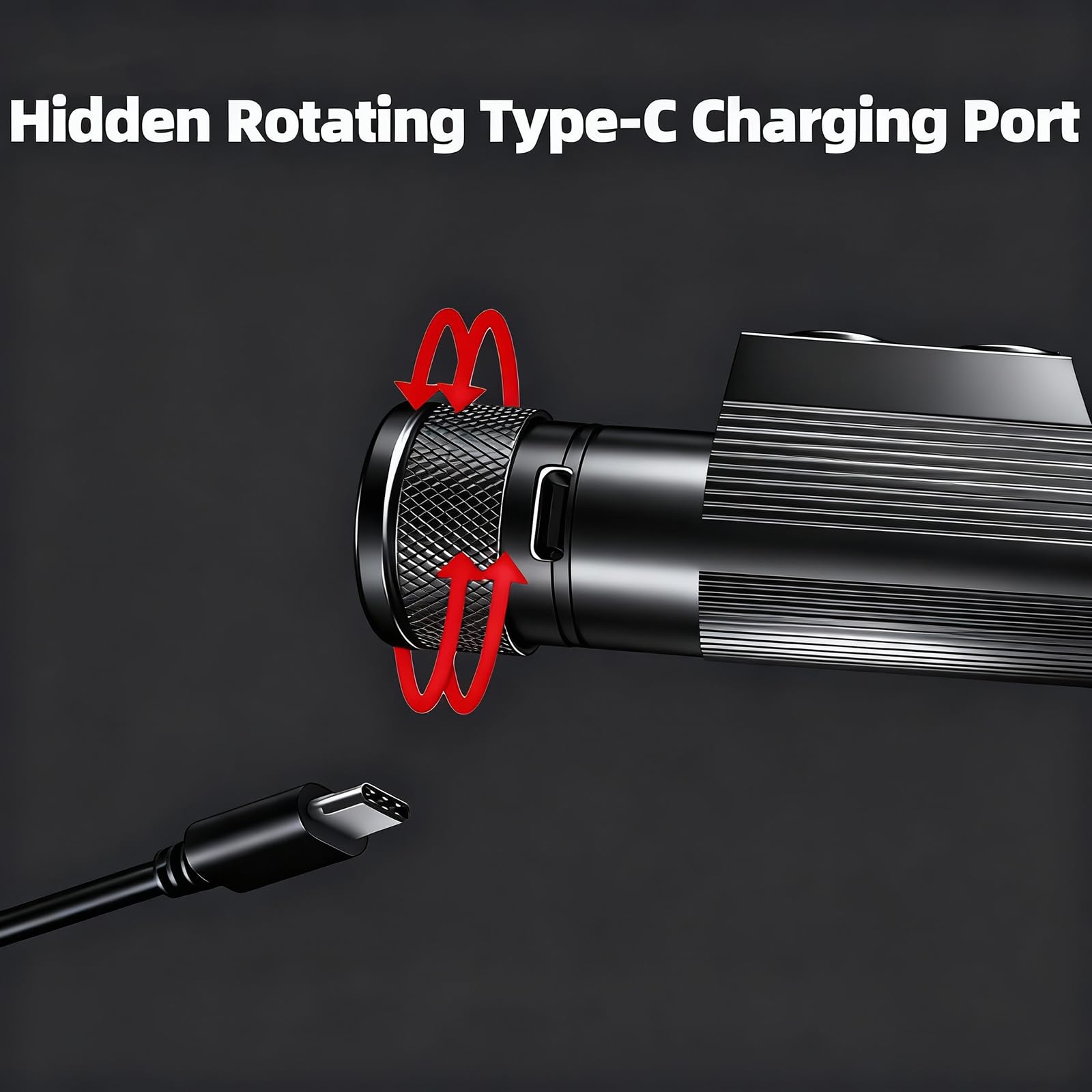Linterna frontal LED recargable, 1600 lúmenes, súper brillante, recargable por USB, lámpara de cabeza impermeable IP65 con 6 modos para senderismo, camping, pesca, trabajo