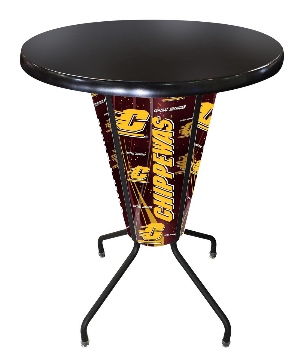 Holland Bar Stool Co. Outdoor/Indoor LED Lighted Central Michigan Pub Table
