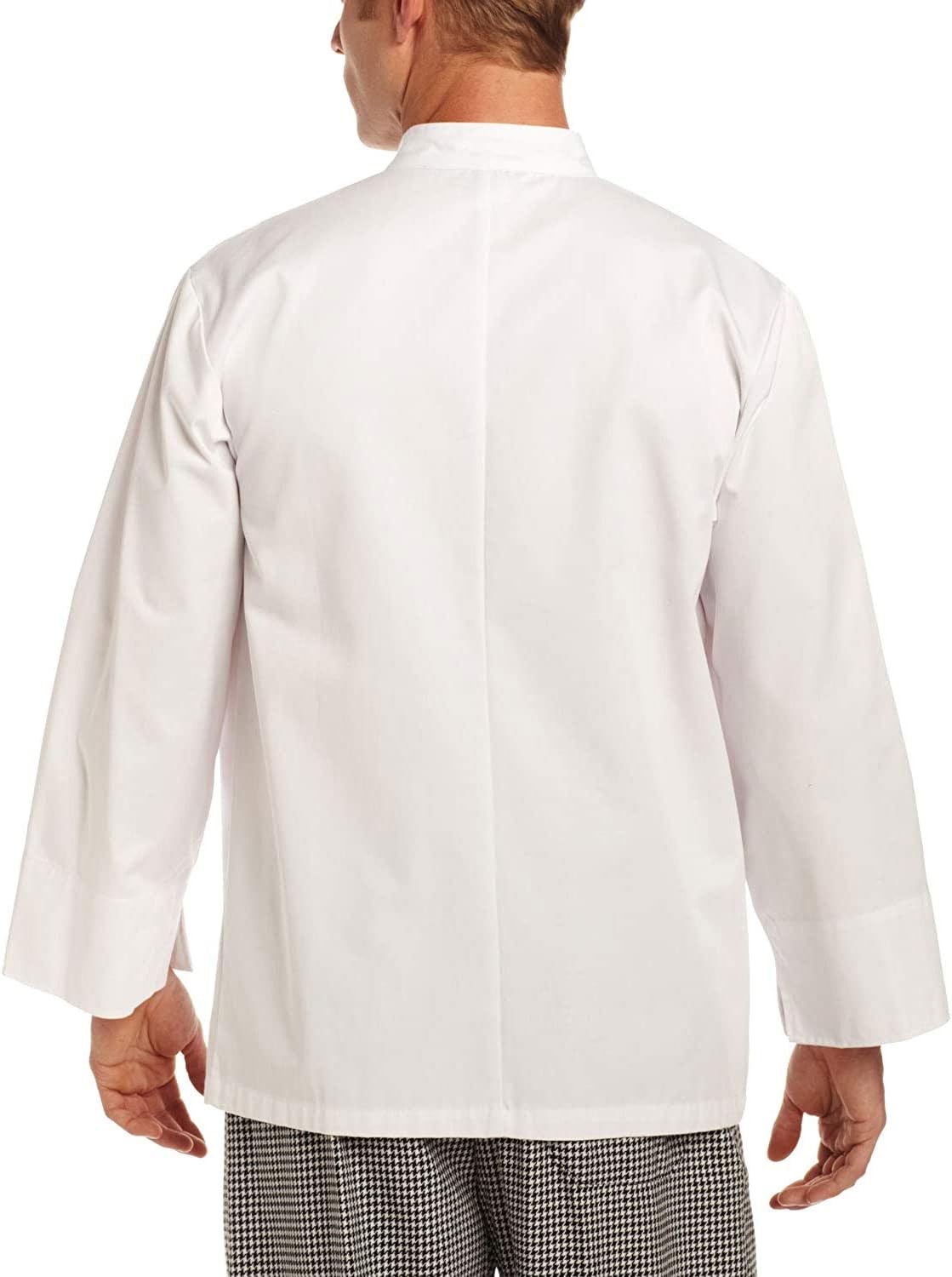 Chef Code 2-PACK Francesco Classic Chef Coat with Cloth Knot Buttons