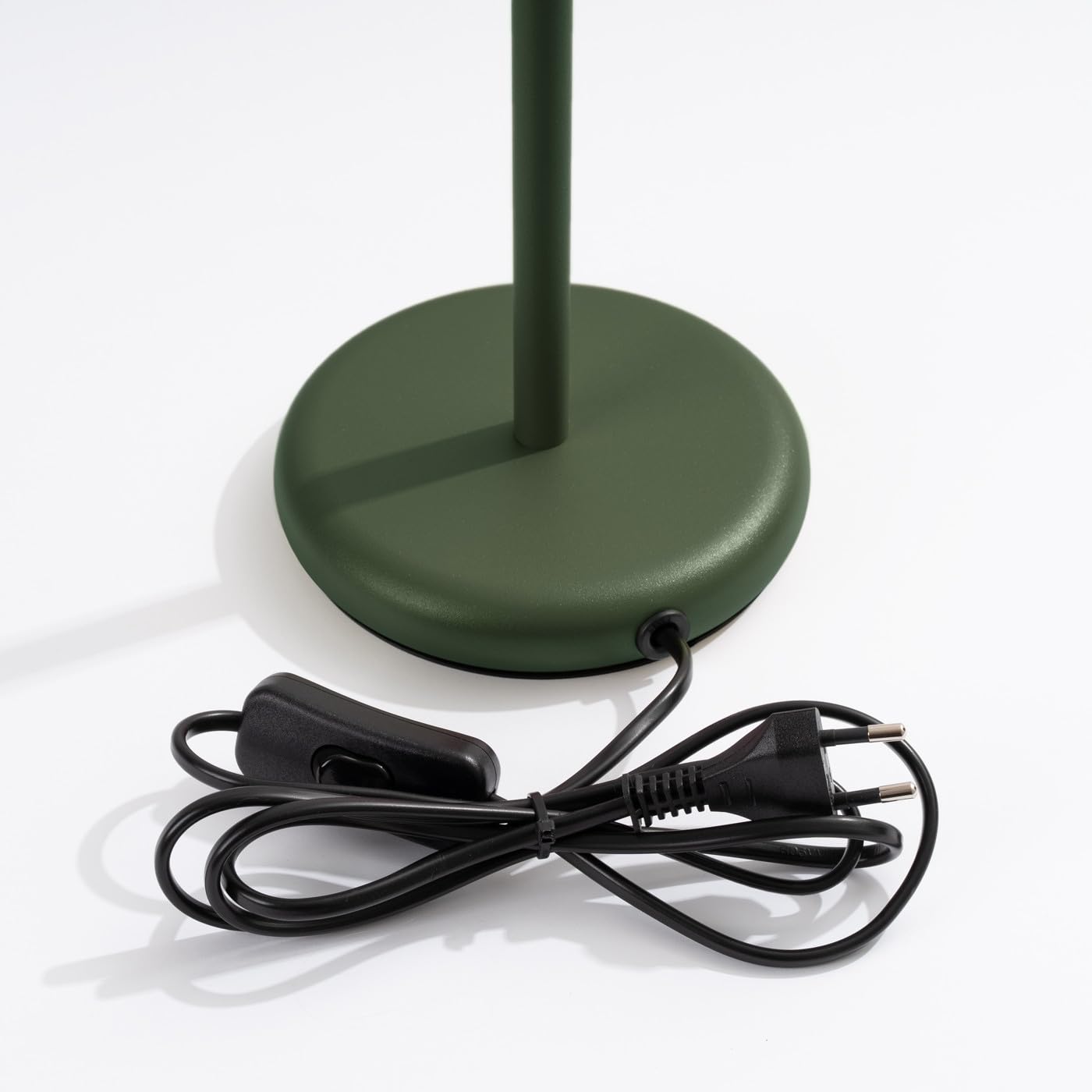 Sollux Lighting Lampada Da Scrivania Lampada Da Comodino In Alluminio 14,5 x 19,5 x 43 cm Karbon Verde Oliva