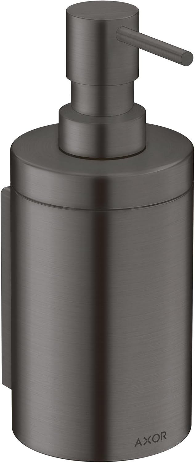 AXOR Universal Circular Modern Bath and Kitchen Sink Soap dispenser in Brushed Black Chrome, 42810340
