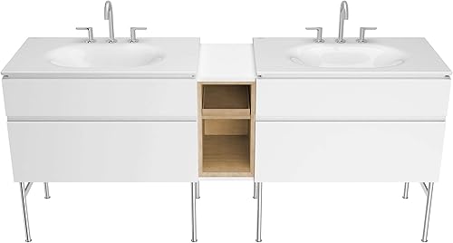 Miniatura 28 de American Standard 1297008.020 Studio S 24 - Fregadero de tocador - Centro de 8 pulgadas, color blanco