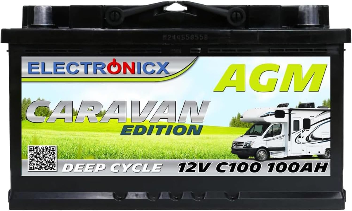 Batterie AGM 100Ah pour camping-car - photo produit