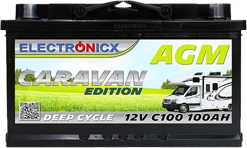 Batterie AGM 12V 100Ah pour caravane Electronicx