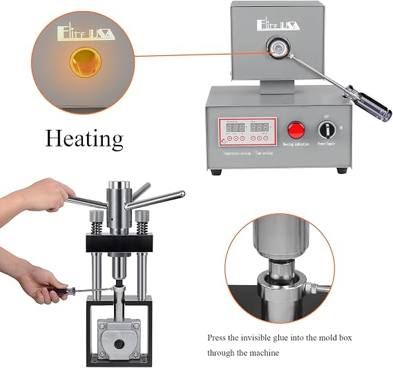 REEHUT 350W Automatic Dental Lab Flexible Denture Machine Valplast System for Heating the Flexible Material