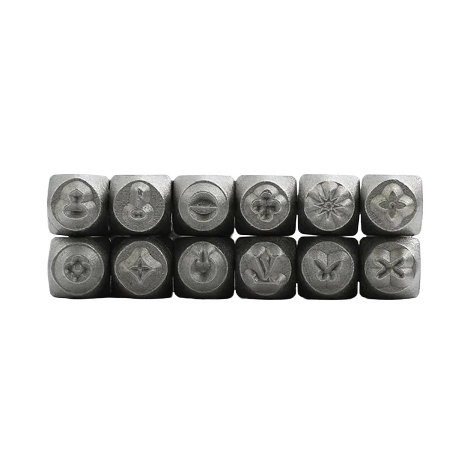 Modelos de letras de acero Juego de sellos grabados a mano. | bricolaje(20 pcs of 1 set L)