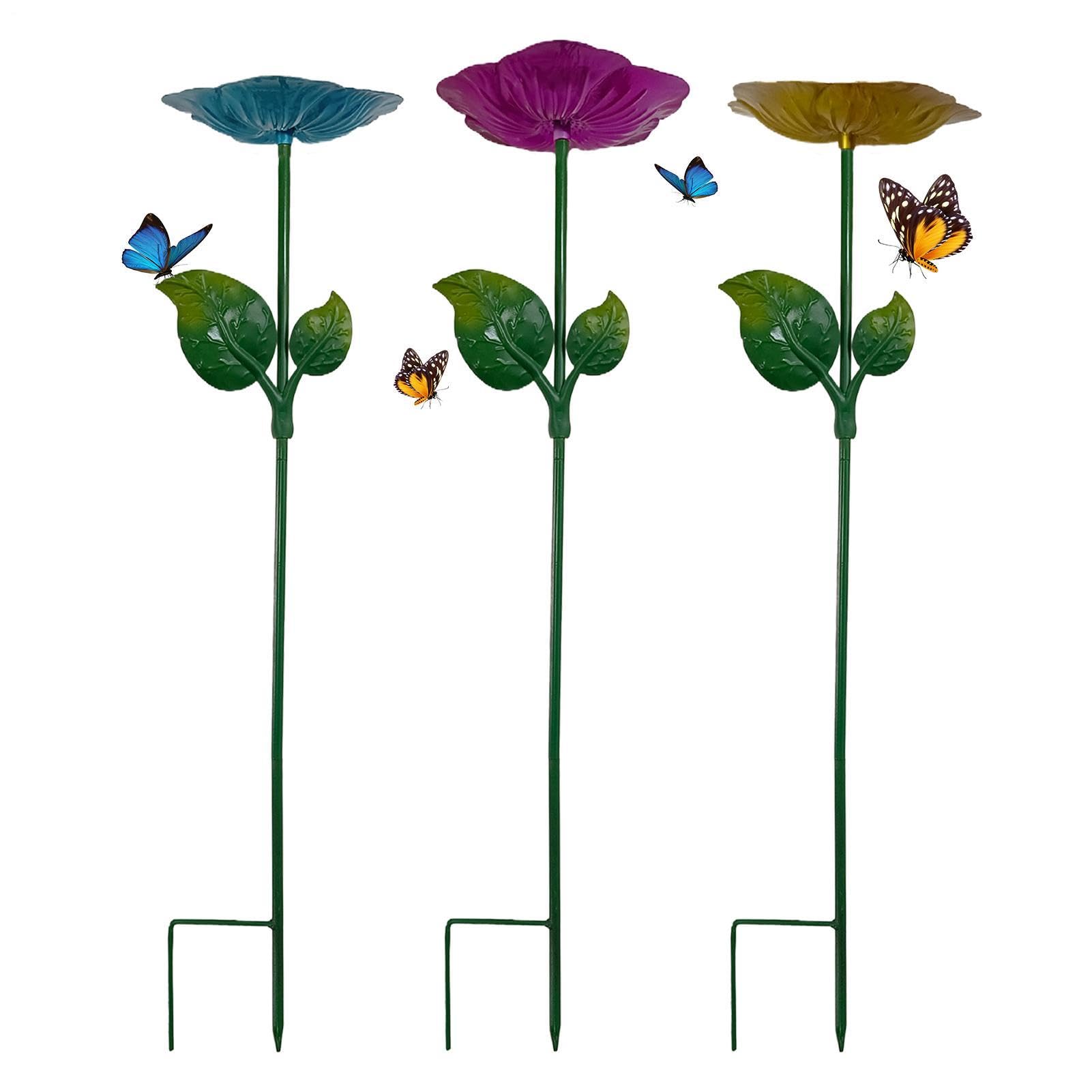 Abreuvoir pour pollinisateurs en fleur : kit de 3 pièces pour point d'eau abeilles et papillons
