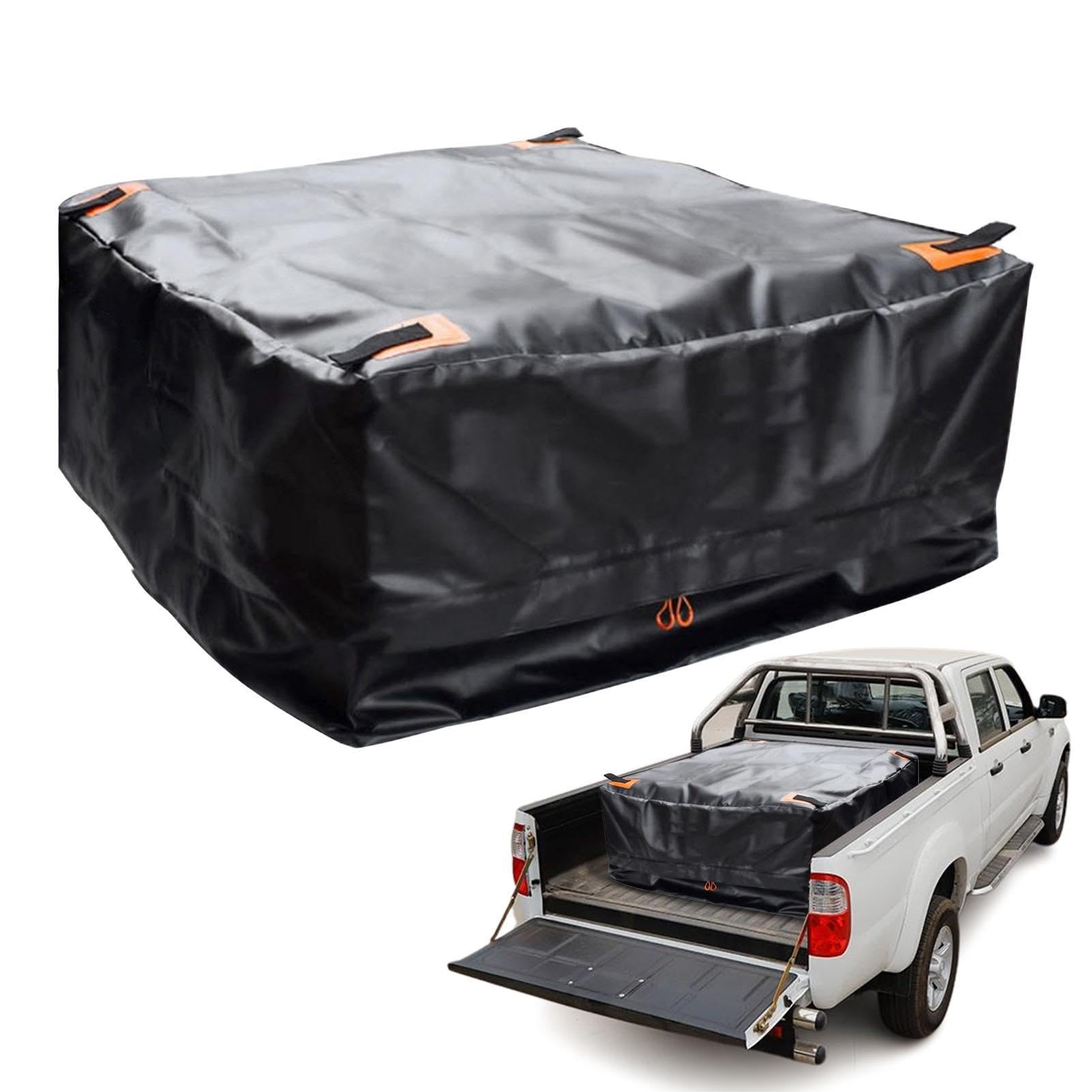 Carico di carico sul tetto - Borsa di stoccaggio del tetto per auto | impermeabili per impieghi pesanti, Oxford | Borsa da carico per tetto con cerniera di capacità per viaggi, campeggio e
