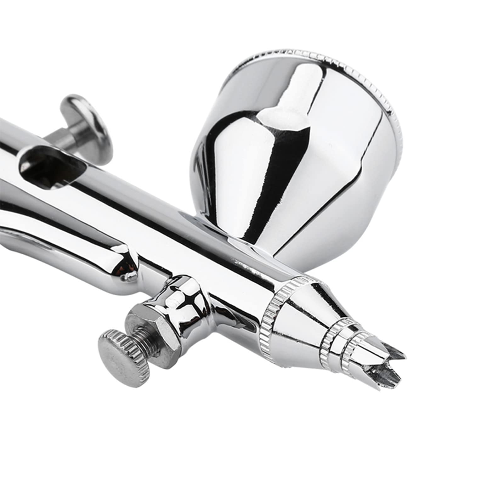 Dual-Action-Airbrush-Kit Badger Airbrush Aerographe Gravity Feed 0,2 Mm/0,3 Mm/0,5 Mm Nadel-Kunst-Spritzpistole für Kuchen Nägel Modell