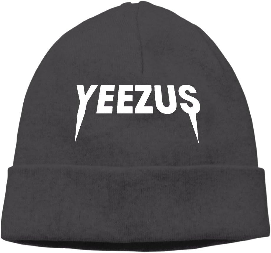 Lierv Men's Women's Kanye West Bear Yeezus Tour Winter Knit Hat Black Apparel