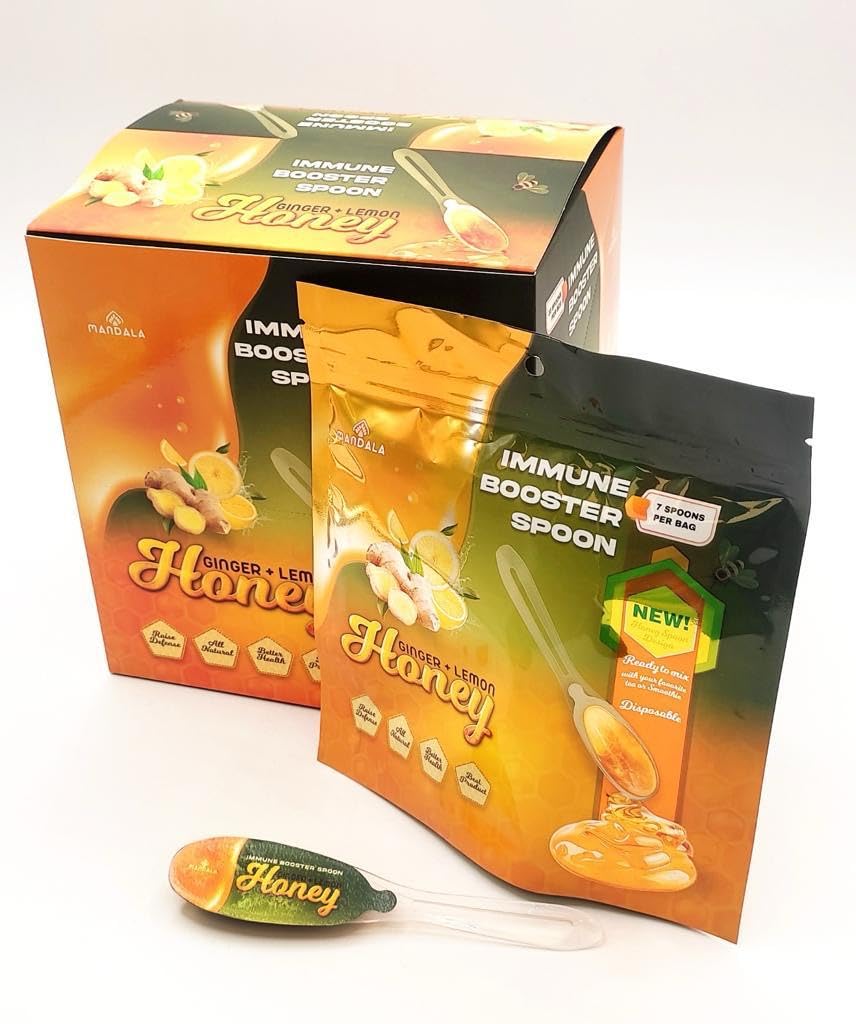 Amazon.com: Immune-Boosting Honey Spoons. 7 Spoons per Bag
