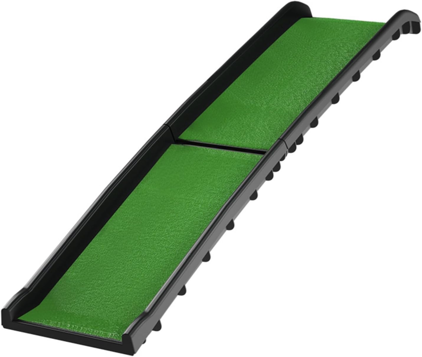The Ramp People Folding Dog Ramp，Dog Ramp for Car，Foldable Dog Boarding and Alighting Ladder, Pet Assisted Ladder，Fold Up Dog Car Ramp，Portable with Carry Handle， Holds Up to 80KG (Lawn Style)