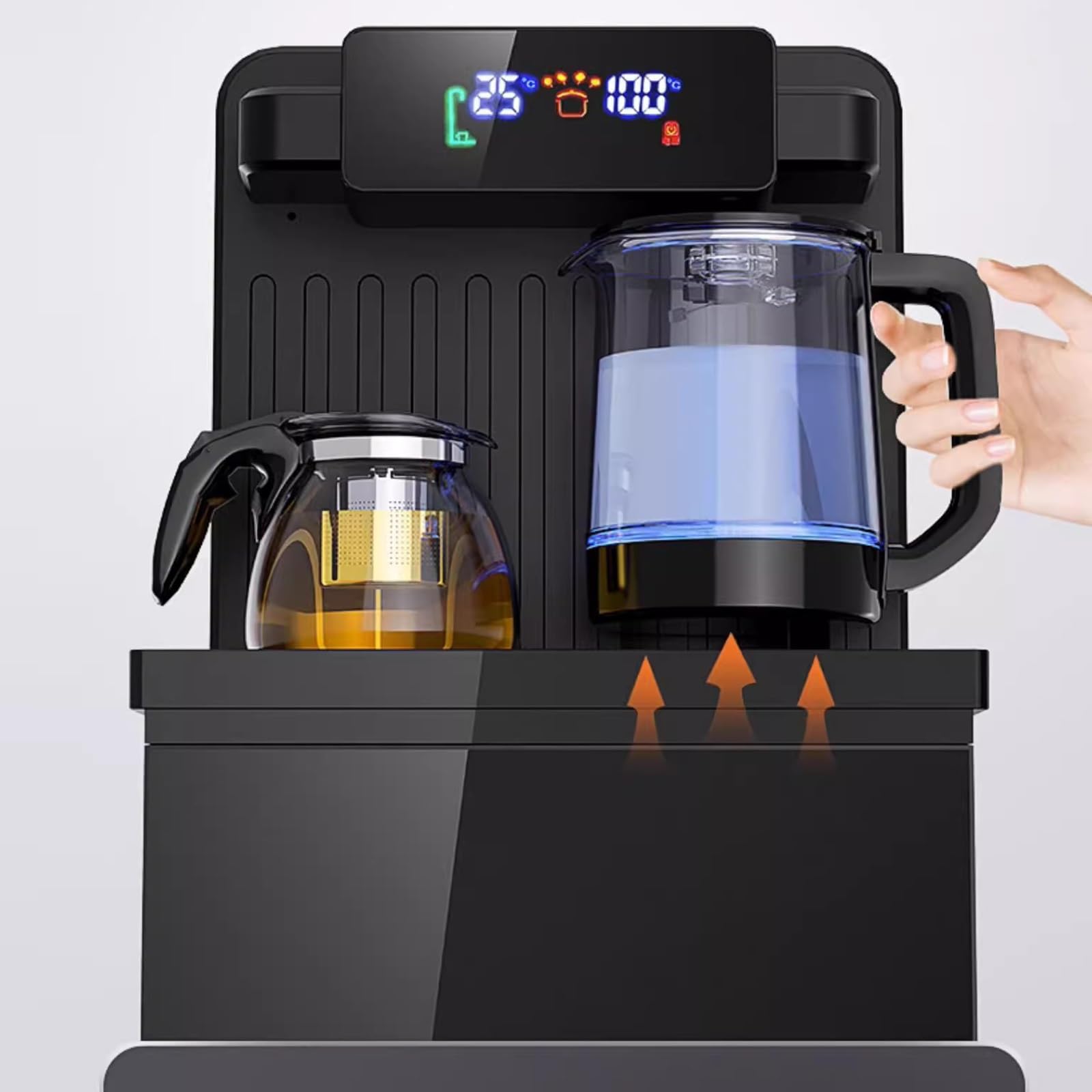 Distributore di acqua Distributore verticale di acqua potabile verticale for acqua con secchio verso il basso intelligente multifunzionale freddo e caldo for uso domestico Dispenser Acqua Ufficio ( Co