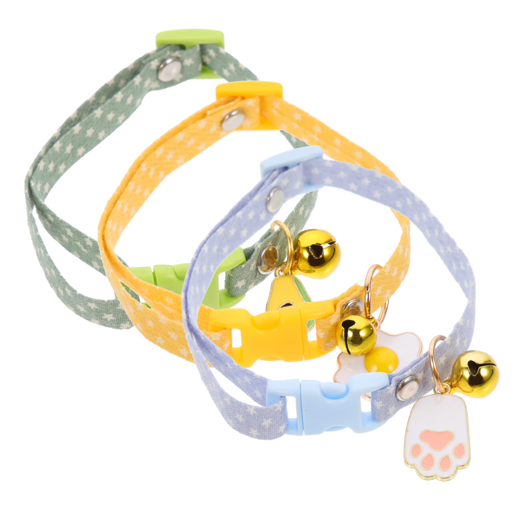 POPETPOP 15stücke Katzenhalsband Mit Avocado- Verstellbar Und Für Katzen Und Kleine Hunde Für Täglichen Gebrauch Und Besondere Anlässe