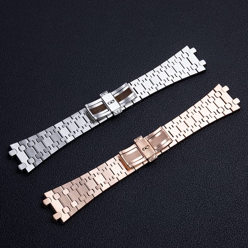 Bracelet montre acier 28mm SCRUBY pour Audemars Piguet Royal Oak