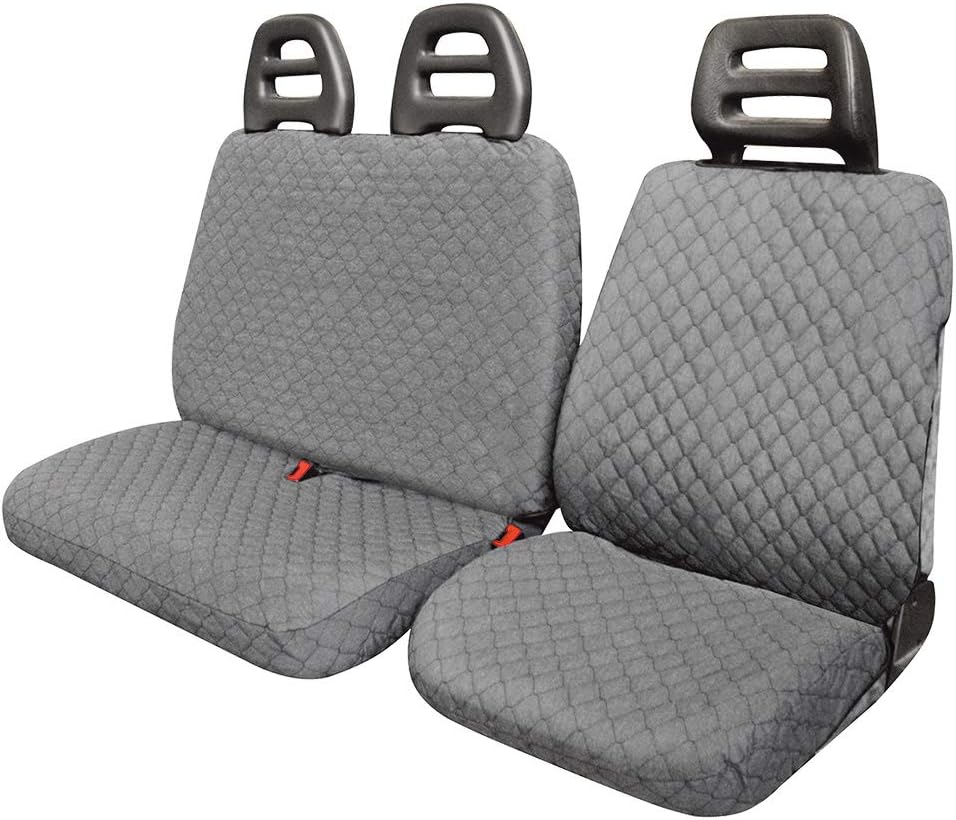 CORA 001702392 Van Seat Covers, Graffiti Grey