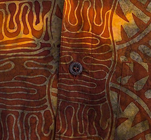 Hawaiian Shirt for Men Casual Button Down Short Sleeve Cotton Summer Batik Aloha Shirt - Image 4