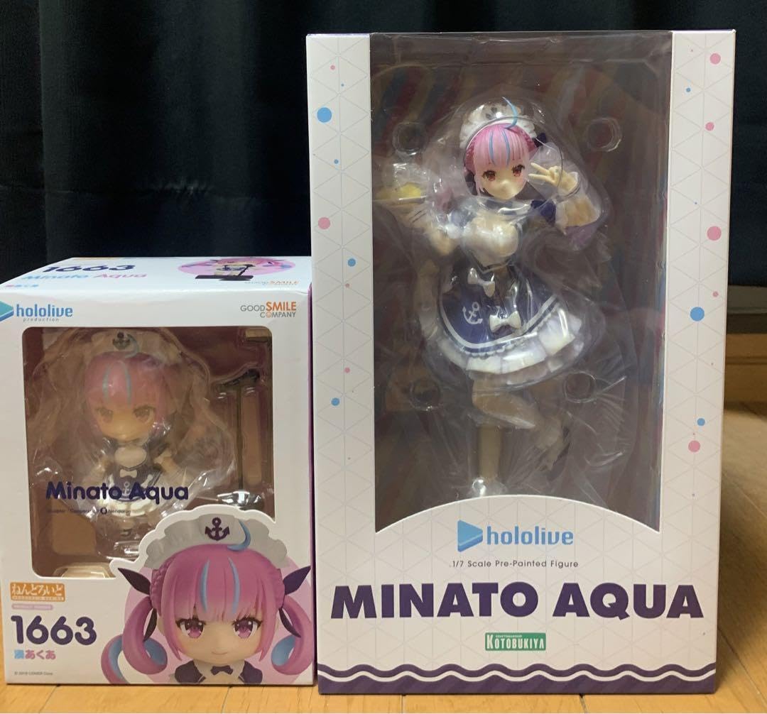 Amazon.co.jp: 湊あくあ 1 7 完成品フィギュア 湊あくあ フィギュア 