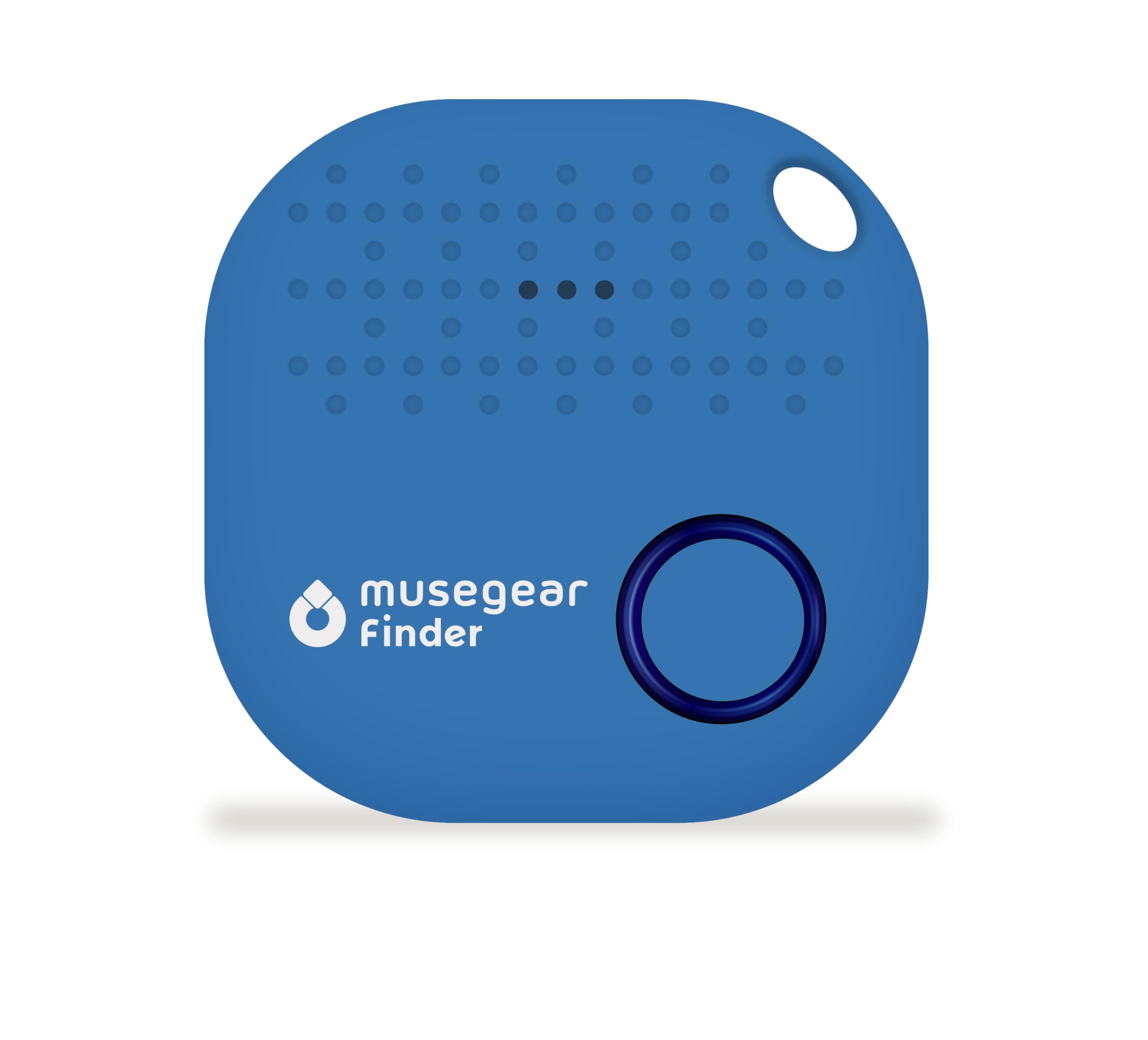 musegear Schlüsselfinder mit Bluetooth App aus Deutschland I Maximaler Datenschutz I hellblau 1er Pack I Für iOS & Android I Schlüssel Finden