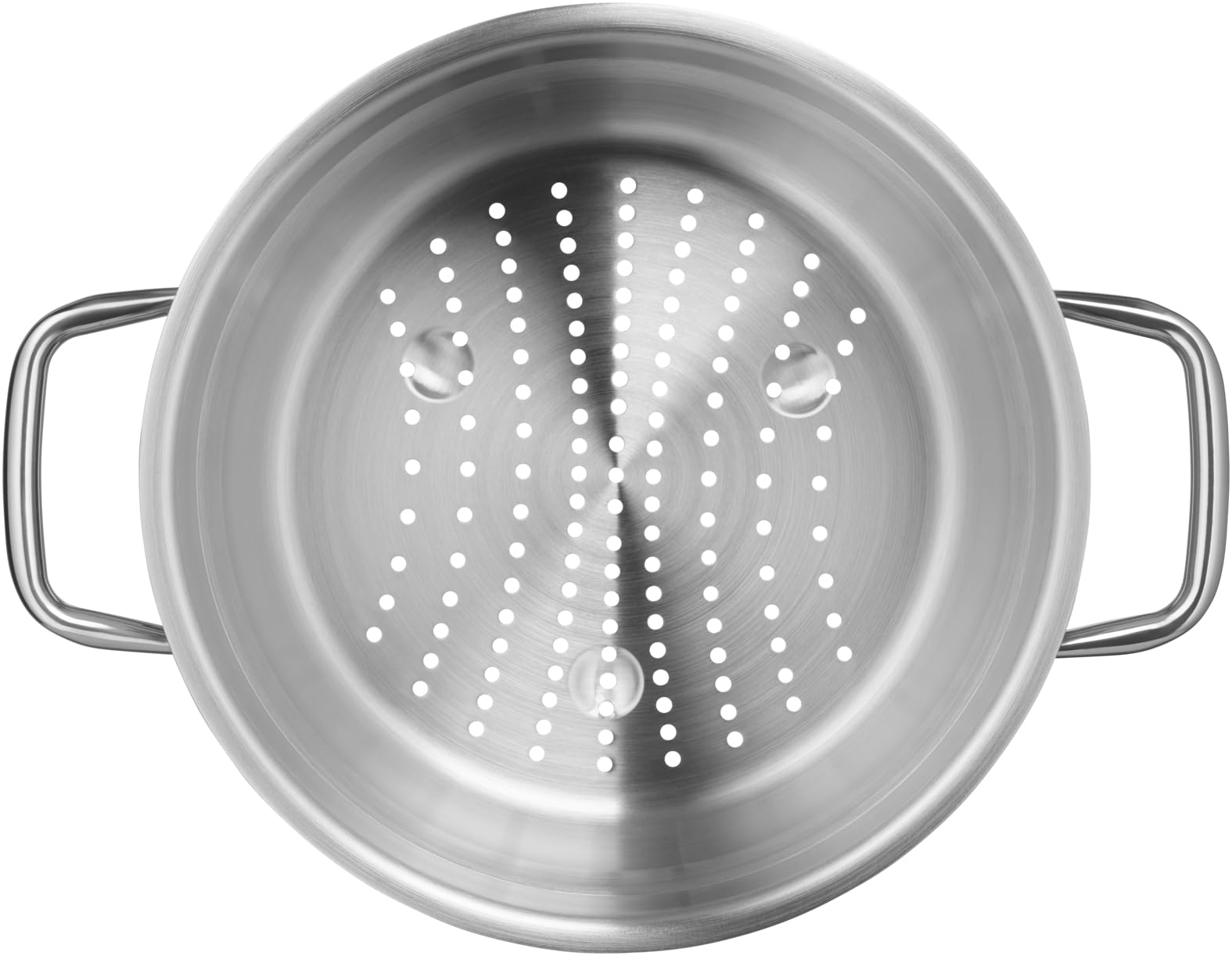 WMF Fusiontec Compact Gemüse-/ Kartoffeldämpfer 22 cm, Dampfgarer Einsatz für Topf, Cromargan Edelstahl poliert, spülmaschinengeeignet