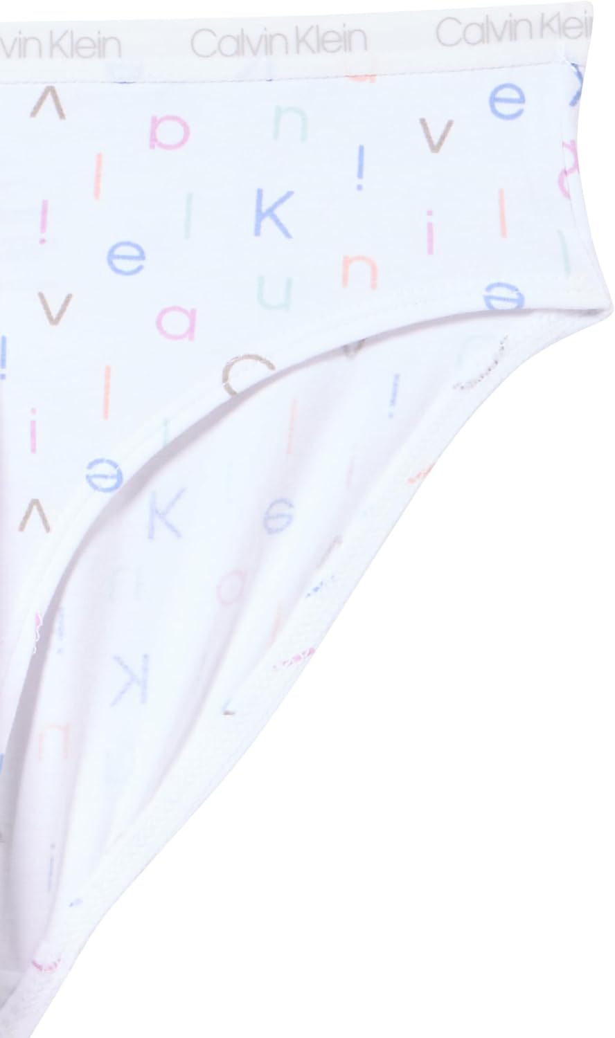 Calvin Klein Kids Girls' Modern Cotton Bikini Underwear 7-Pack - Image 4