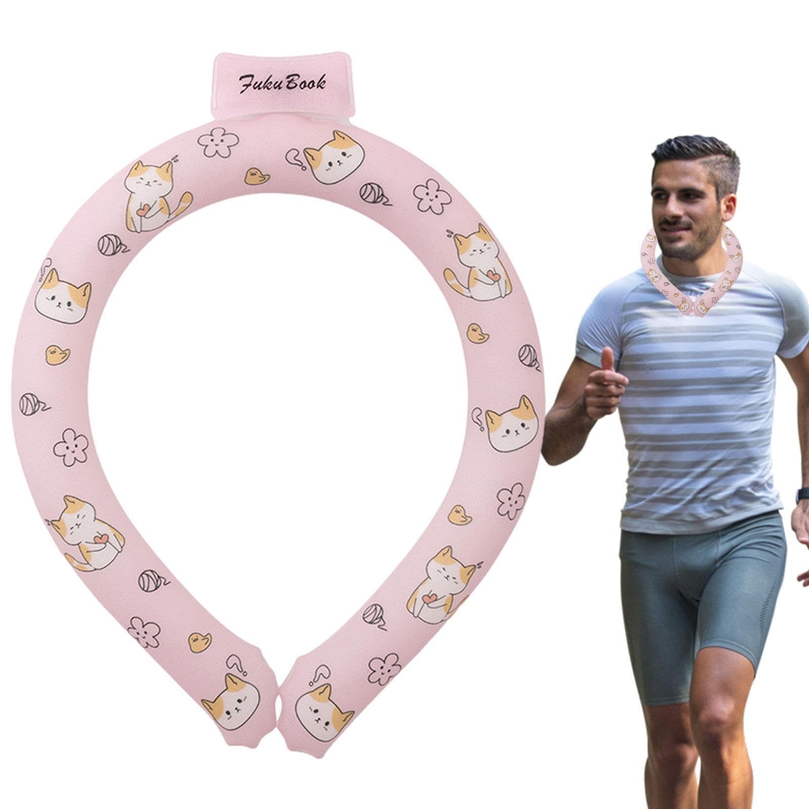 Ice Neck Ring | Wearable and Reusable Neck Coolings Wrap,Ice Collar for Neck, Cooling Accessories for Hot Weather, Neck Ice Pack Wrap Gel for Outdoor Activities, Work Onlynery