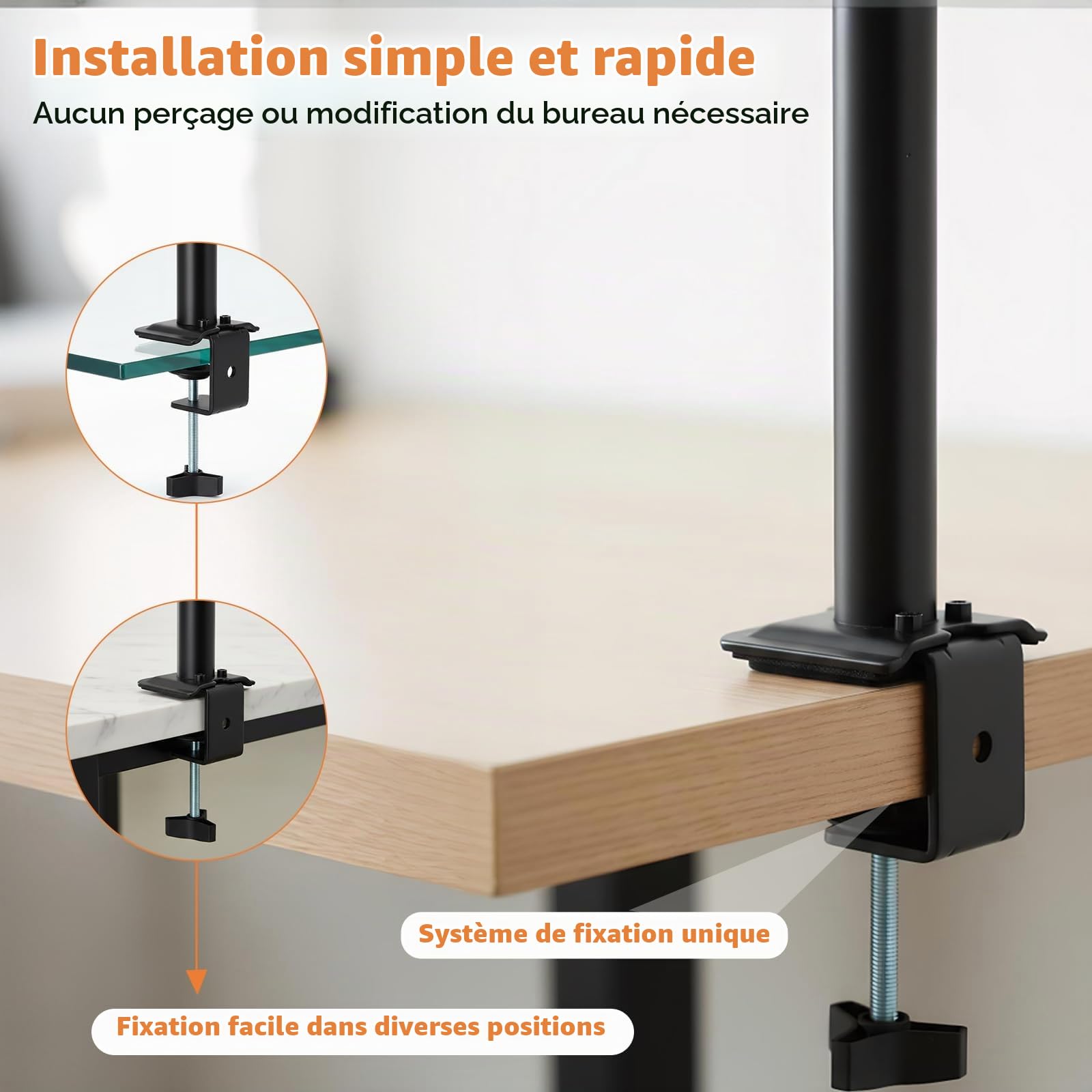 lit pour chat de bureau, panier chat pivotant à 360° et réglable en hauteur,hamac doux pour chat avec 2 housses lavables,Idéal pour dormir la maison ou au bureau, utilisable en toutes saisons
