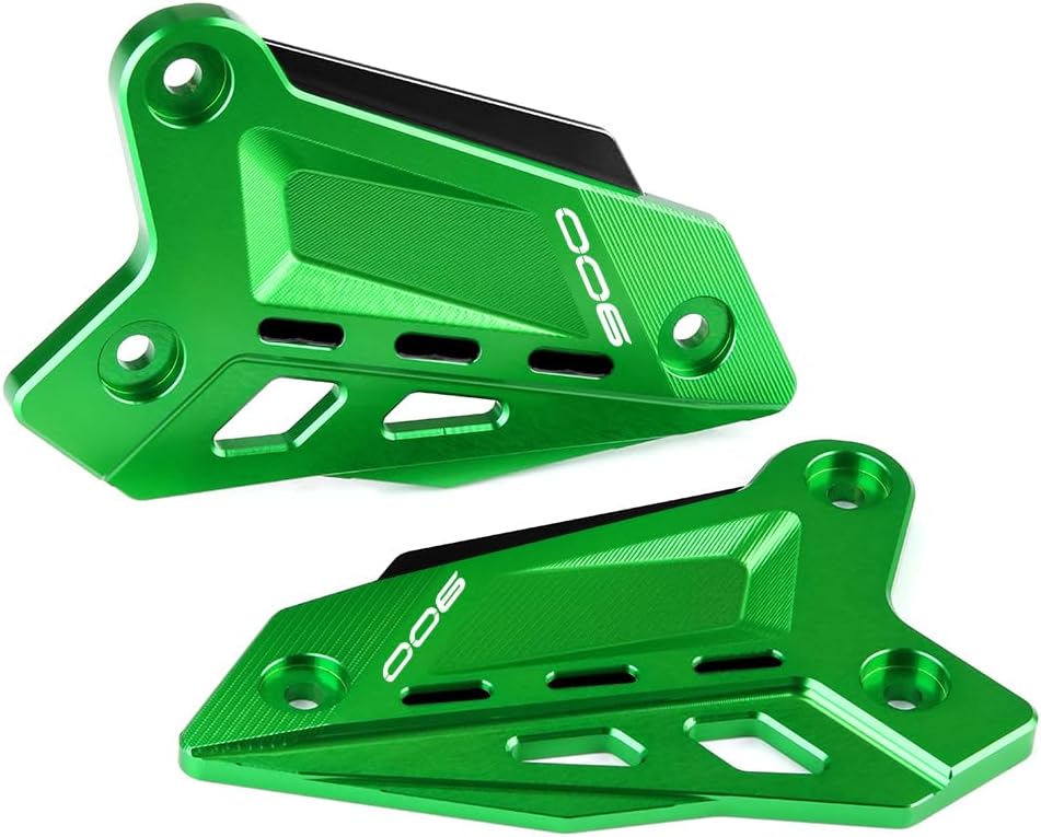 Modeer For Z900 2018-2023 2024 2025 Z900SE 2022-2025 Motorcycle CNC Footrest Pedal Protector Foot Peg Heel Plates Guard Cover 2024 2025 z900 se Accessories (green-black)