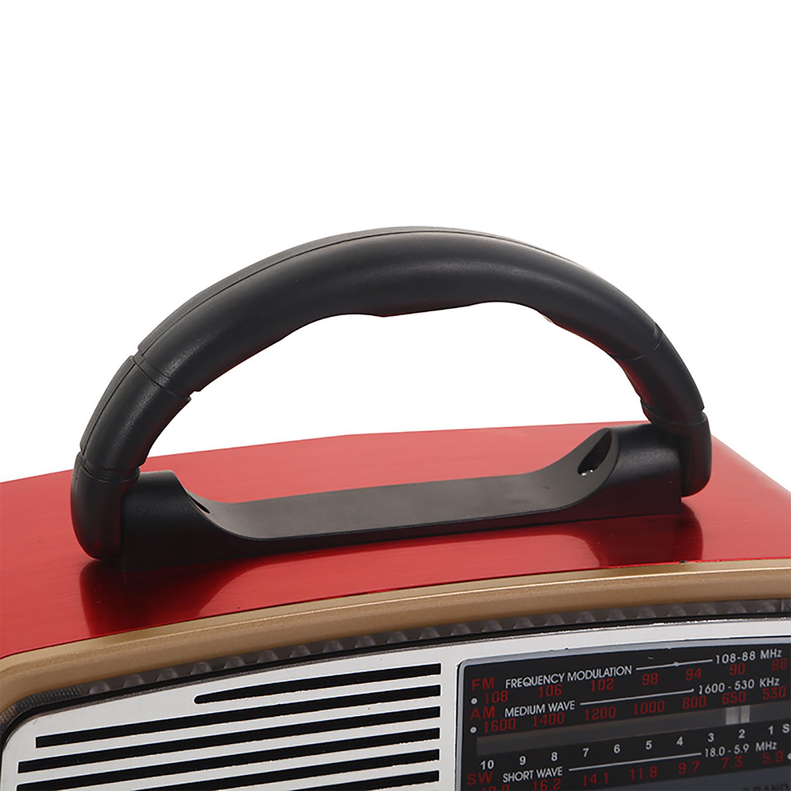 TsoLay Radio Portátil Retro, Radio Am FM con Linterna, Luz Ambiental Y Mango Largo, Altavoz Bluetooth, Sonido Claro, Soporte para Reproducción De Tarjeta AUX/TF/Disco U, Regalos para Personas Mayores