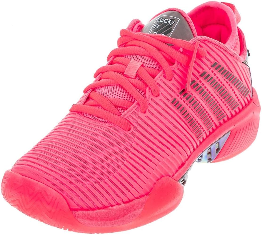 Amazon.com: K-Swiss Hypercourt Supreme Lucky in Love - Tenis deportivos  para mujer, Rosa neón/Gris plata/Negro, 6.5 : Ropa, Zapatos y Joyería