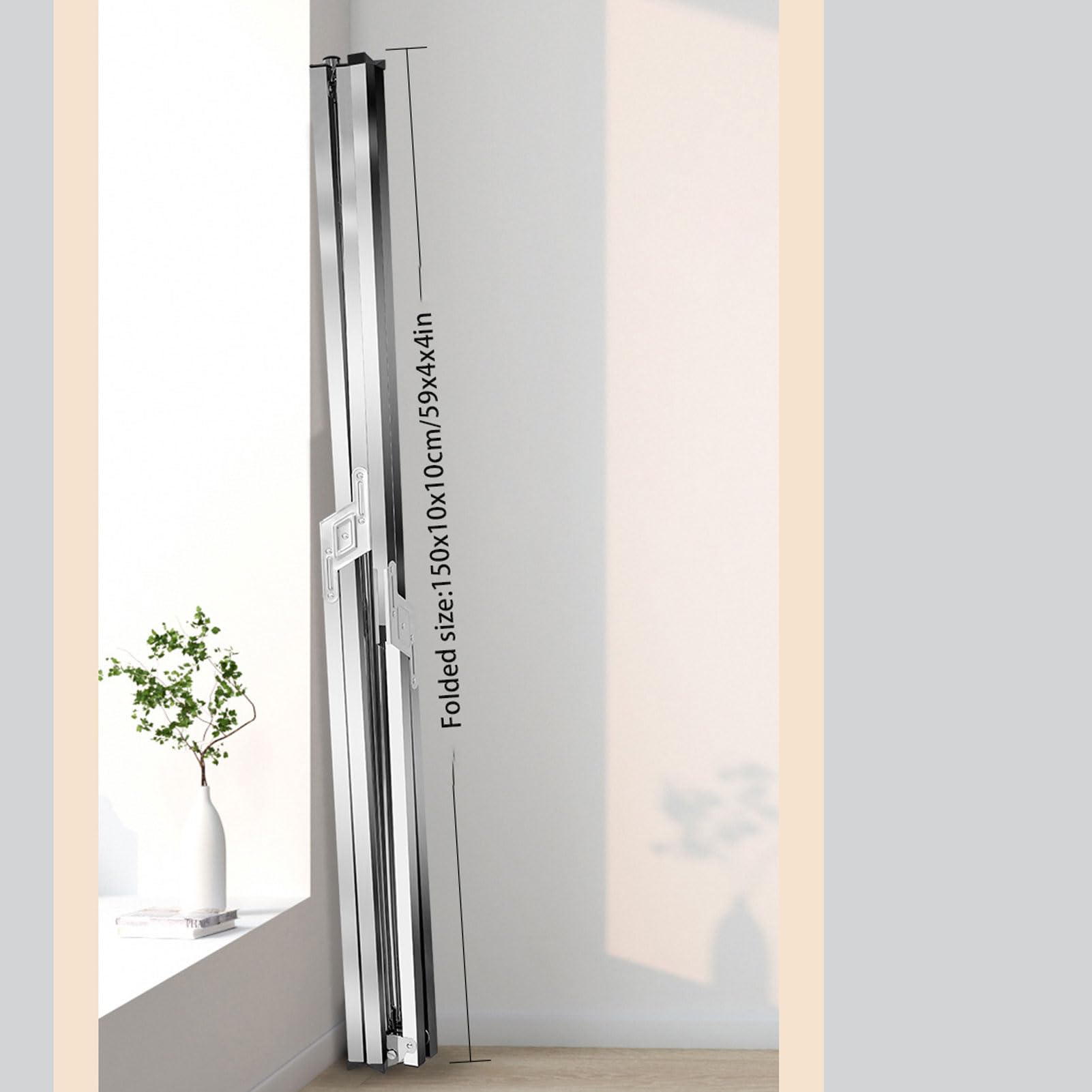 Stendino da Balcone Esterno Pieghevole, Stendino Salvaspazio da Balcone, Stendibiancheria Estensibile, Stendibiancheria Acciaio Inox, per Abbigliamento (200cm)