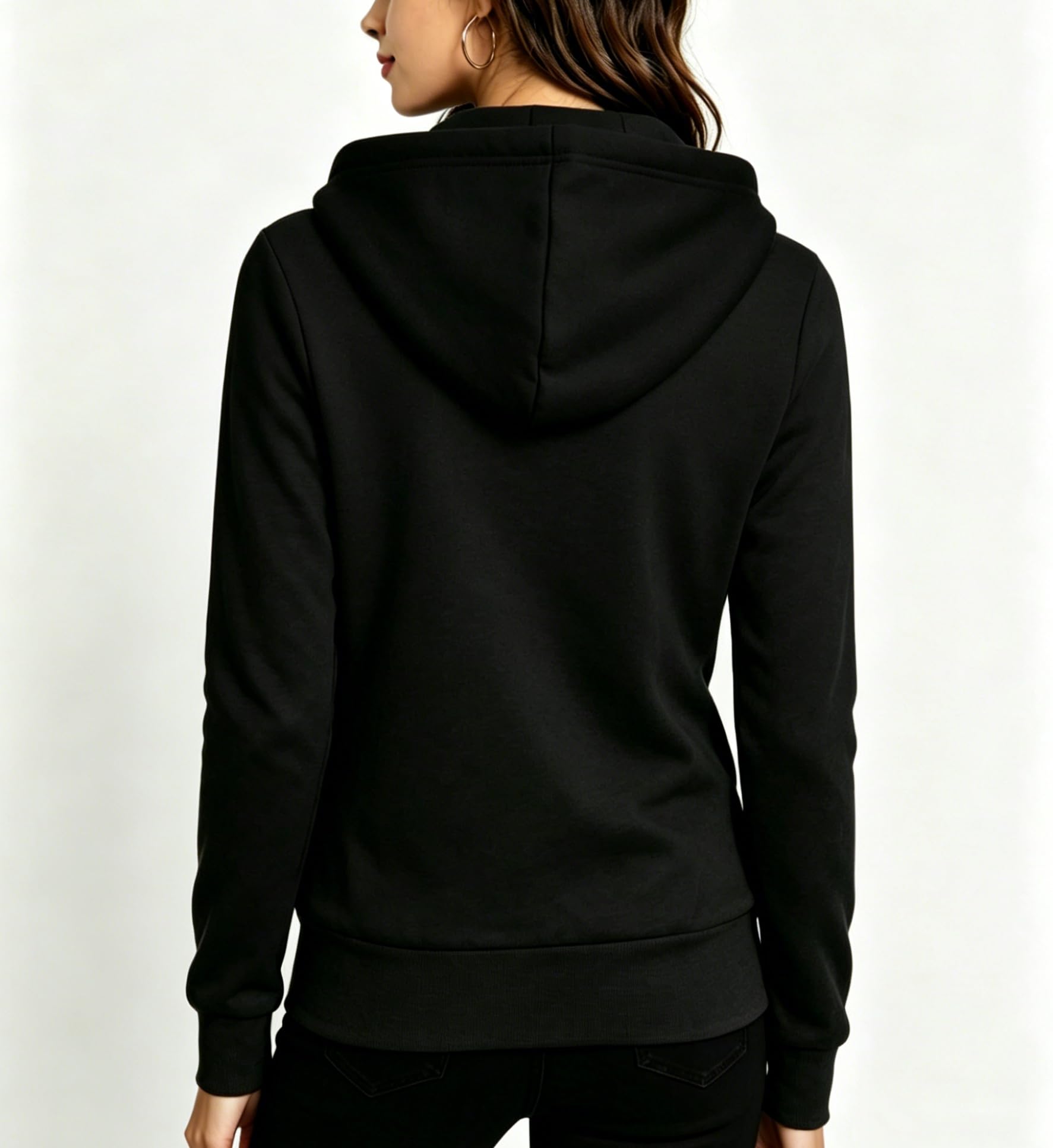 Damen Jacke Sweatjacke Hoodie Sweatshirt Pullover Oberteile Kapuzenpullover