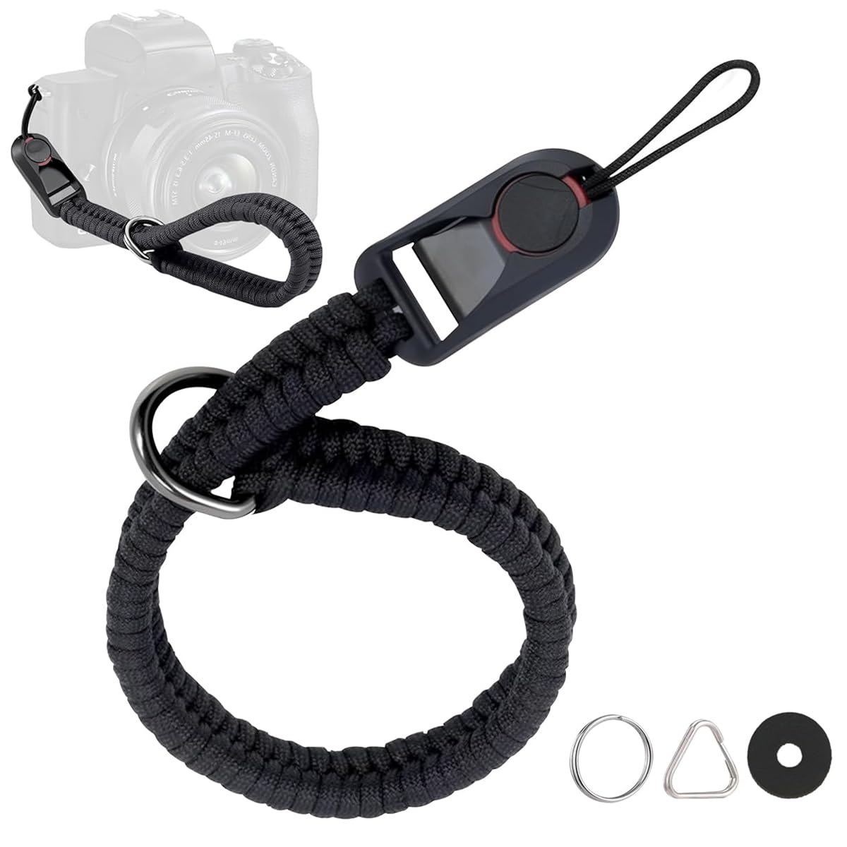 ZORBES® Camera Wrist Strap, Nylon Camera Hand Strap for Instant Cameras, SLR Cameras, Small Mirrorless Camera, Braided Wrist Strap Hand Strap Quick Release Rope Camera Wrist Rrap Strap, 34cm/13.4inch ZORBES® Camera Wrist Strap, Nylon Camera Hand Strap for Instant Cameras, SLR Cameras, Small Mirrorless Camera, Braided Wrist Strap Hand Strap Quick Release Rope Camera Wrist Rrap Strap, 34cm/13.4inch