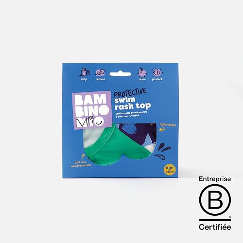 Bambino Mio, T-shirt anti-uv bébé, pour bébés et tout-petits, longues manches, protection solaire, UPF40+, marin, m (6-12 mois) - 8
