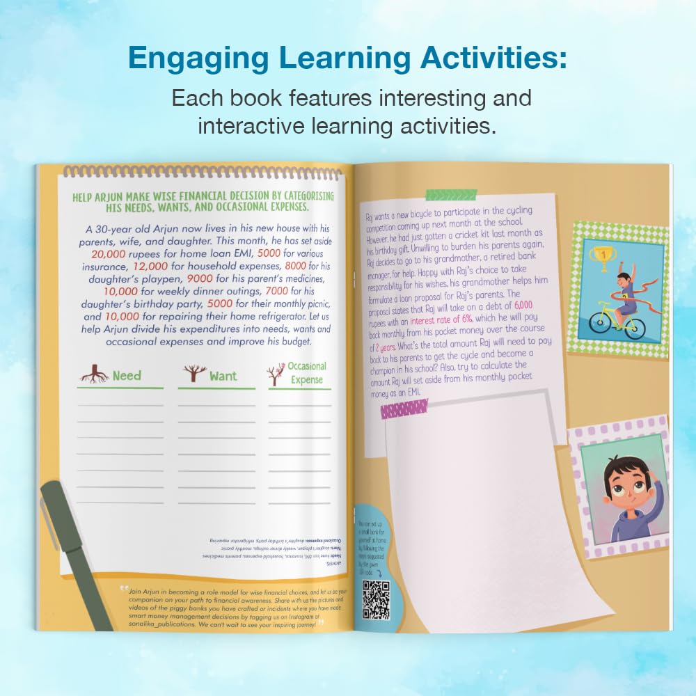 Financial Siddhi - A Financial Guide For Kids In English Language | Sonalika Publications 2