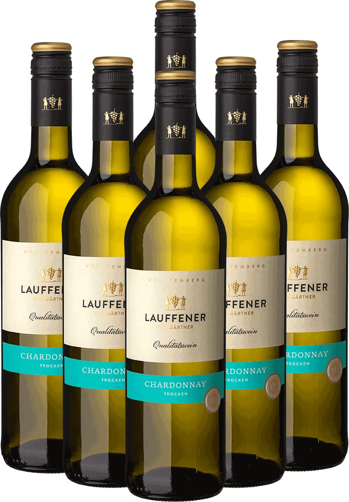 LAUFFENER WEINGÄRTNER - 2023 Chardonnay QBA Trocken | Harmonisch eingebundene Säure und fruchtige Aromen vereint in einem sortentypischen Chardonnay Weißwein. Inhalt: 0,75l und 13,5% vol.