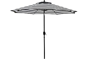 Sunnyglade 9' Patio Umbrella for Outdoor Table with Windproof Canopy, Fade Resistant...