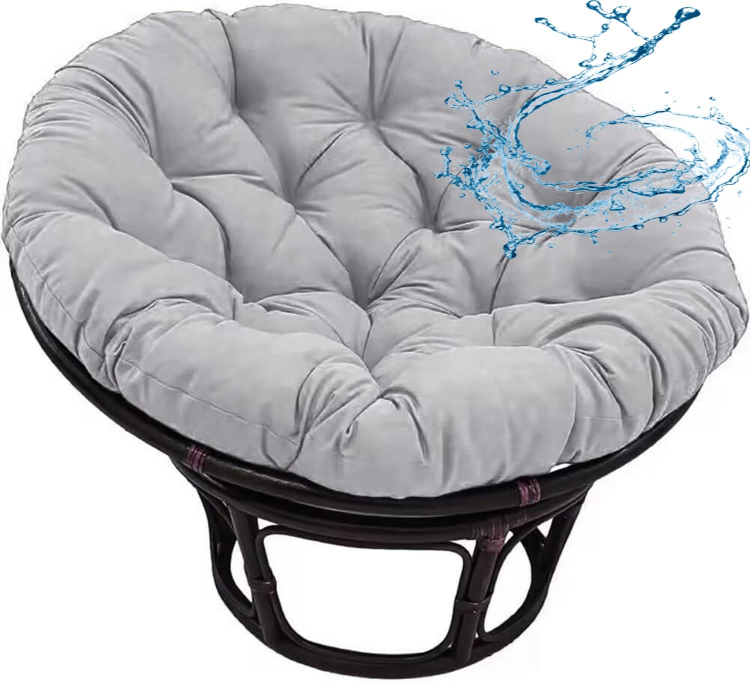 Coussin imperméable pour balancelle de jardin pour soulager le dos