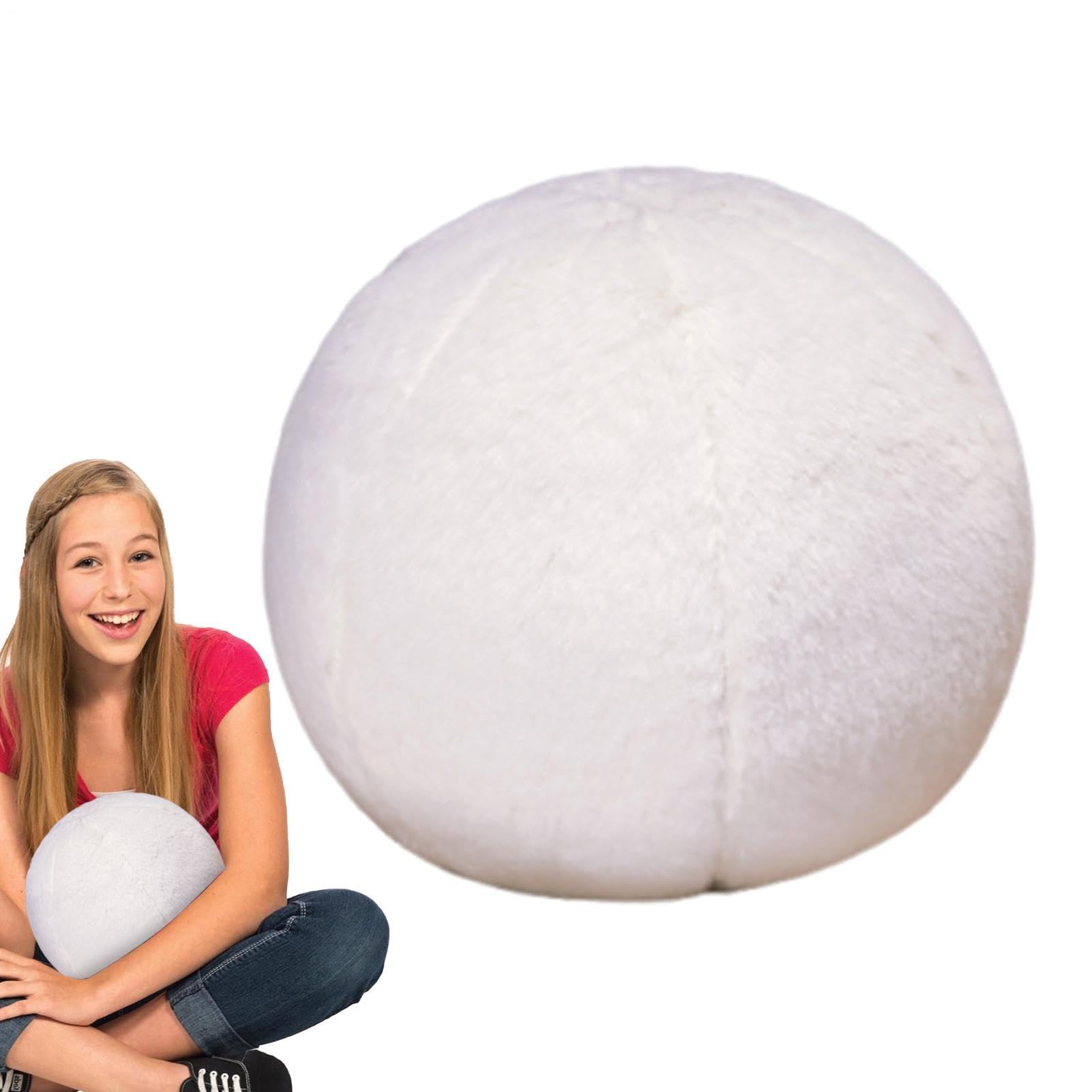 Oreiller Boule en Peluche pour cocooning reussi sur le canape