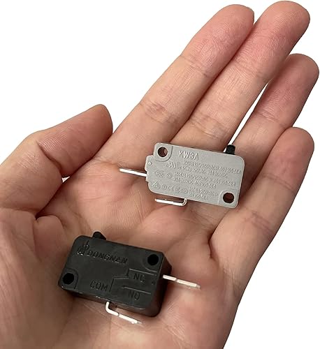 Miniatura 3 de KW3A Microwave Oven Door Interlock Switch 16A 125VAC250VAC Microwave Oven Replacement Part Door Switch (1 Normally Open + 1 Normally Closed)