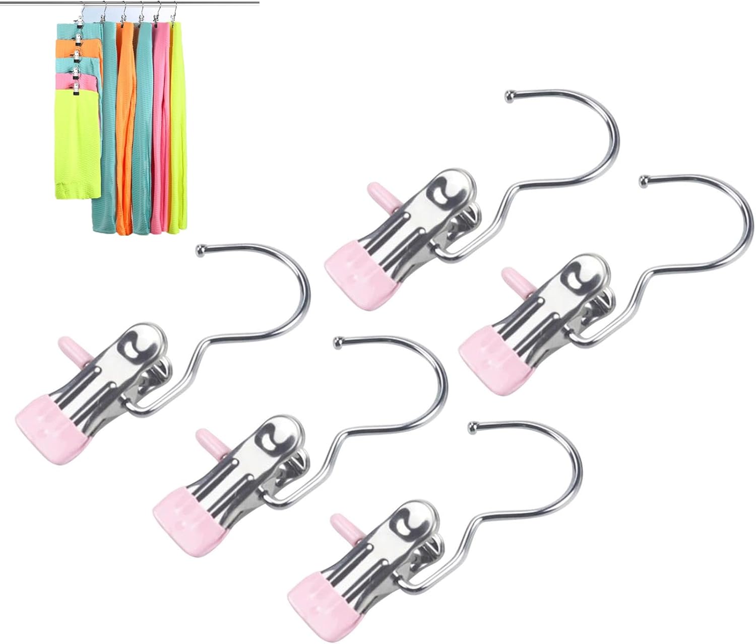 SpaceSaving Clothespin Hat Pants Storage Hanging Travel