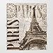 Coperta da tiro Torre di Parigi Romantica sul letto Illustrazione Torre Eiffel vintage Coperta in pile Cuore Peluche Divano Plaid 150x200