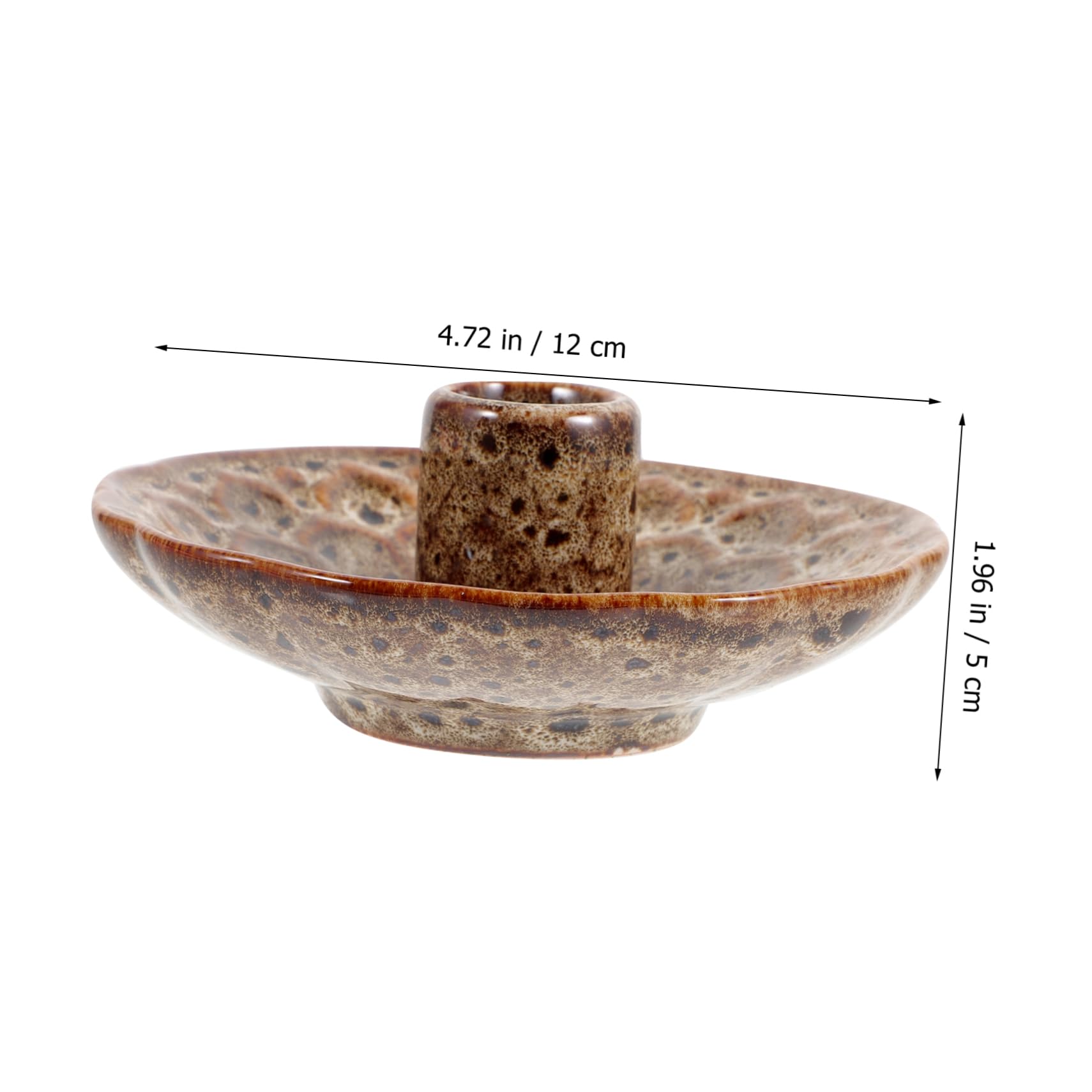SOLUSTRE 5 Stück Keramischer Salbei Räucherstäbchen Halter Eleganter Tischmittelpunkt für Moderne Dekoration und Leicht für Aromatische und Meditation