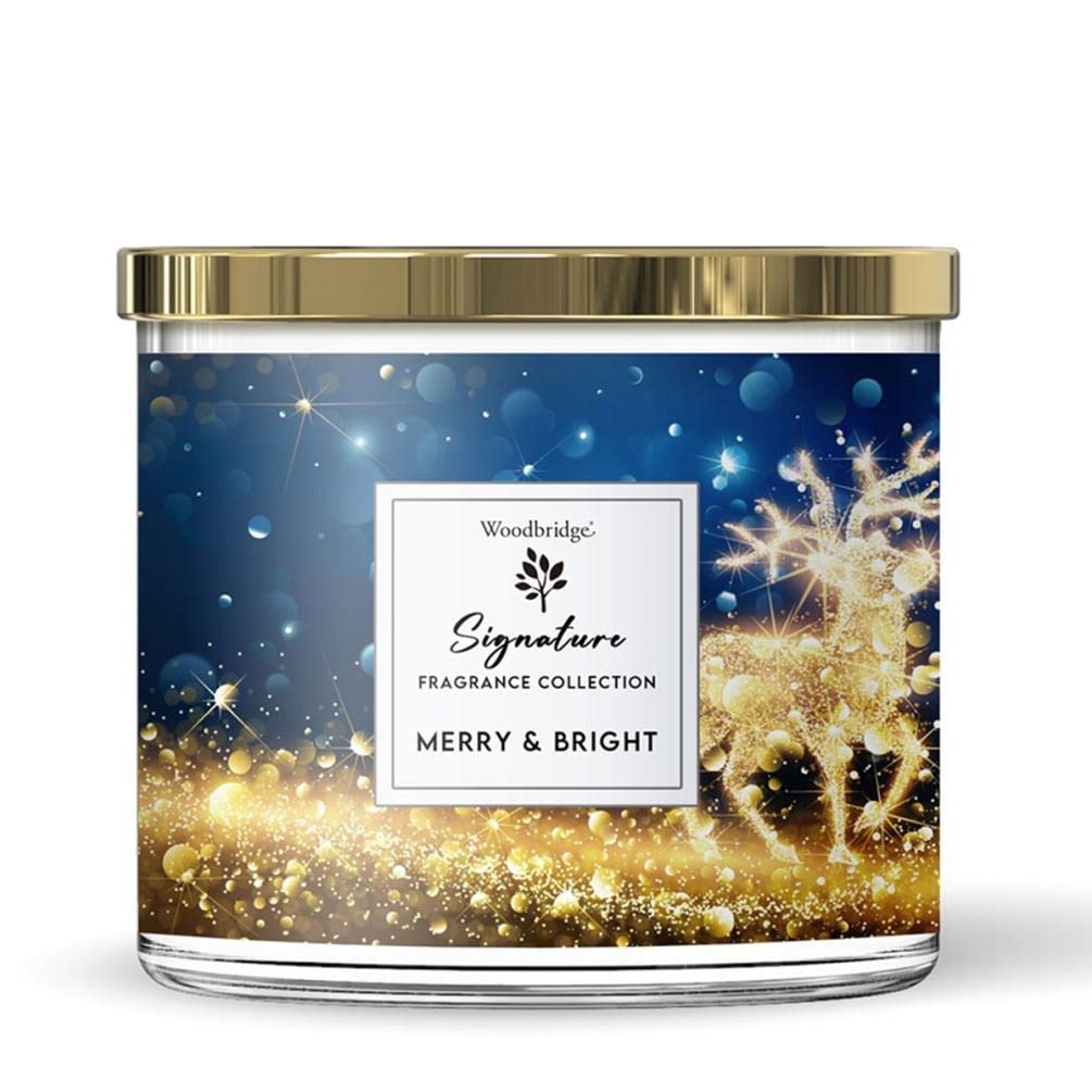 Aroma Accessories Woodbridge Merry & Bright Tumbler Jar Candle