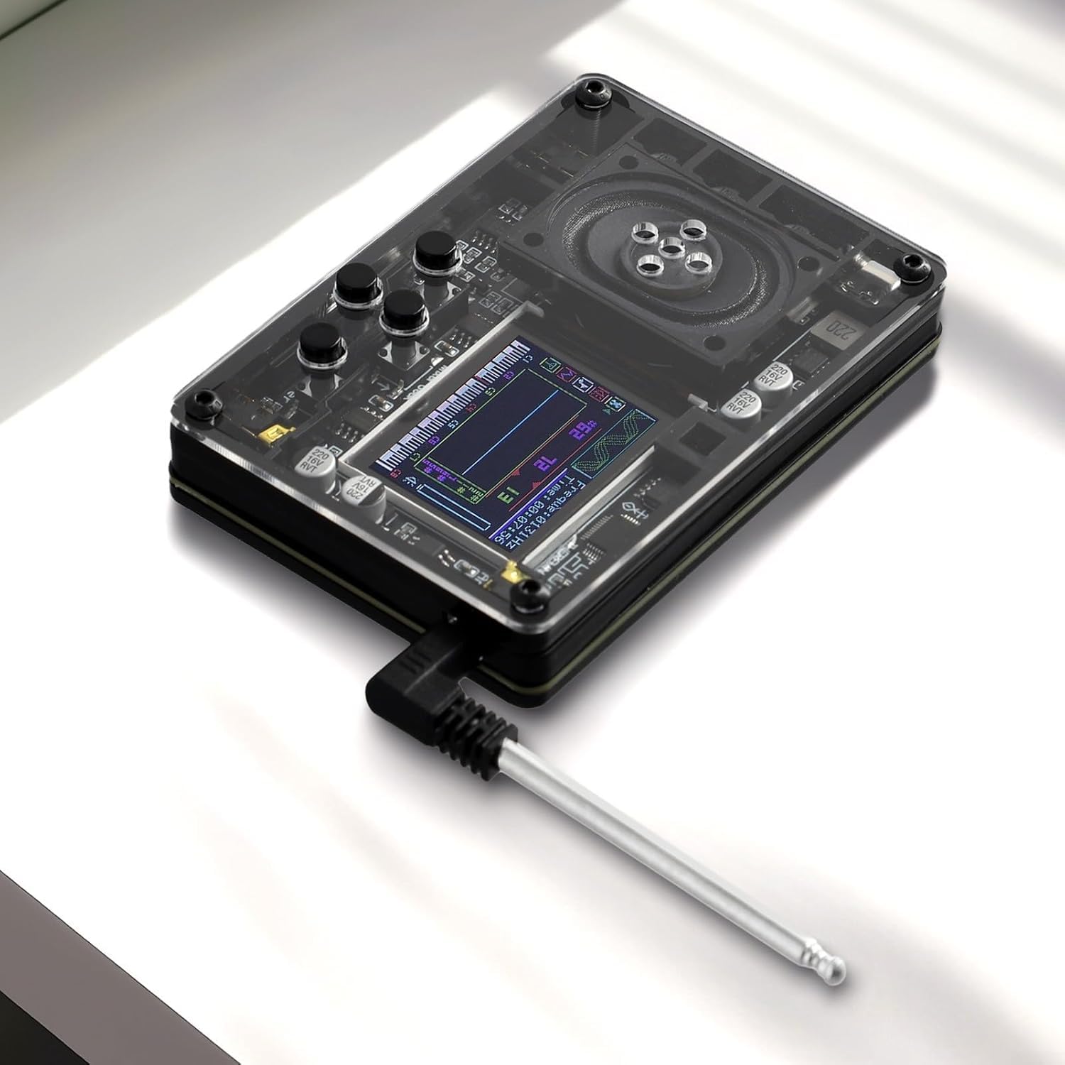 Mini Theremin Strumento Musicale Elettronico con Schermo a Colori, Oltre 70 Voci, Sintetizzatore Portatile USB-C per Principianti e Musicisti Giocattolo Educativo